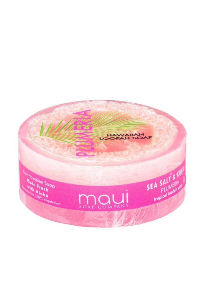 Maui Loofah Soap: Plumeria