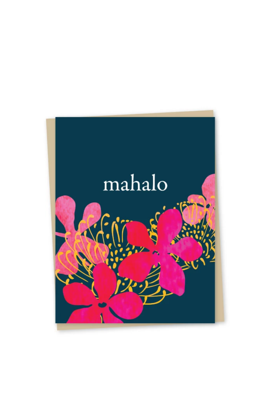 Mokara Mahalo Folded Note Card