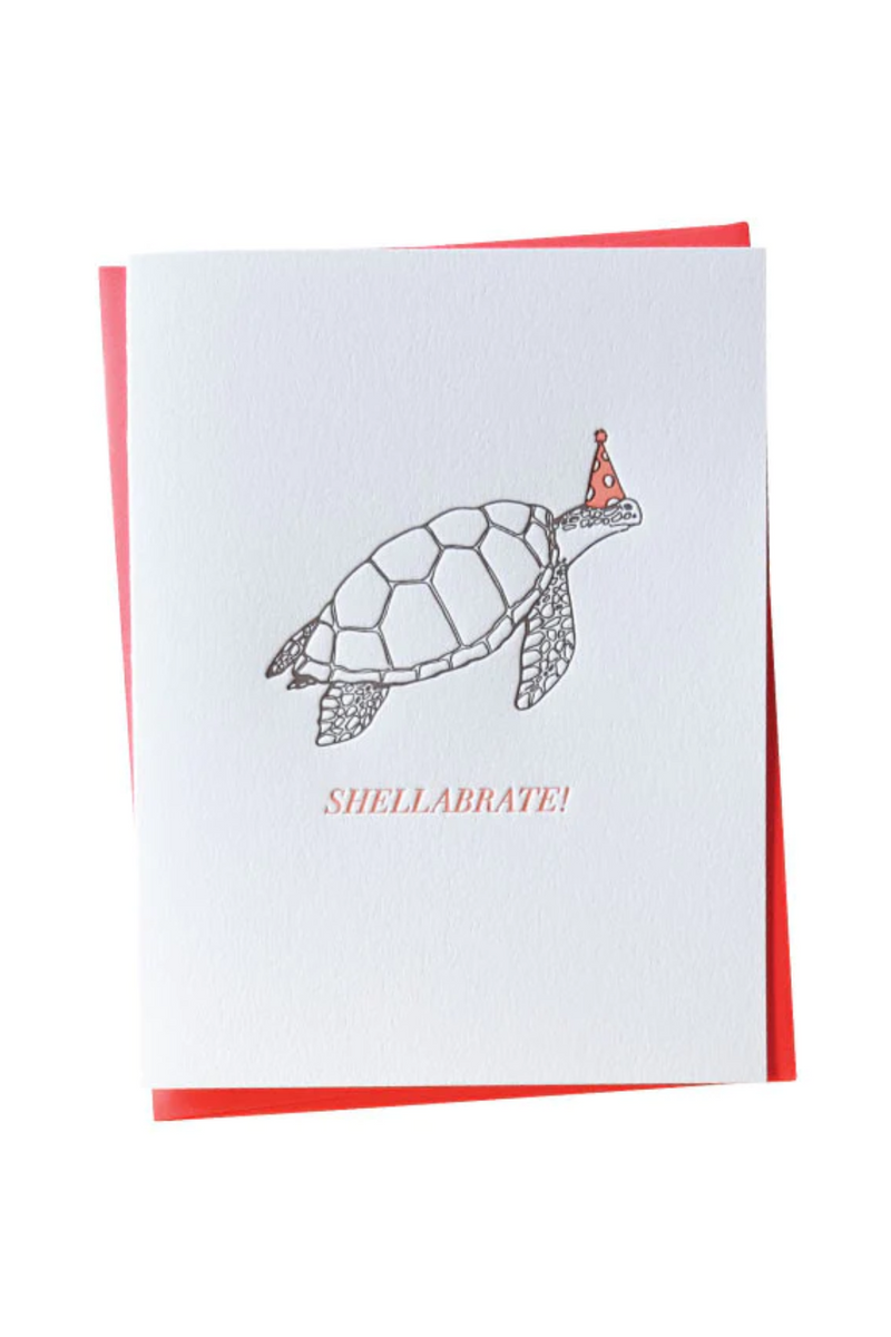 Shellabrate Turtle Birthday Card