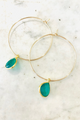 Green Onyx-Gold-filled