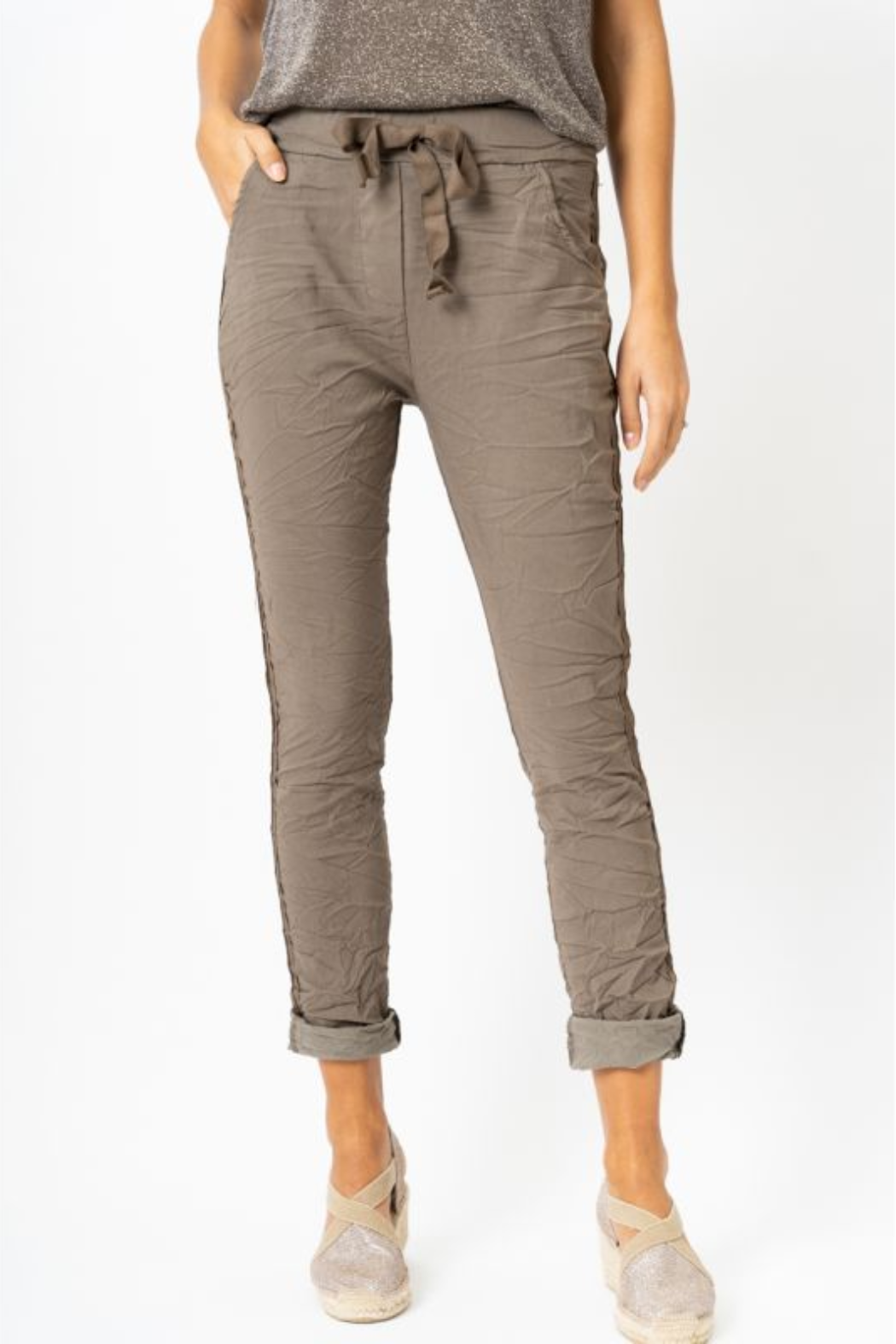 Jegging w/ Ribbon Side
