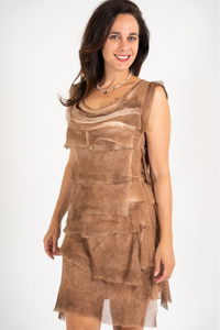 Silk Ruffle Dress