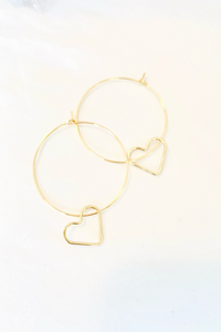 1" - Open Heart Hoop