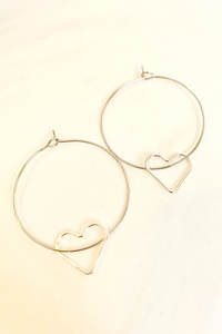 1" - Open Heart Hoop