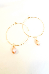 1" Mini Hoops ~ Pearl SM