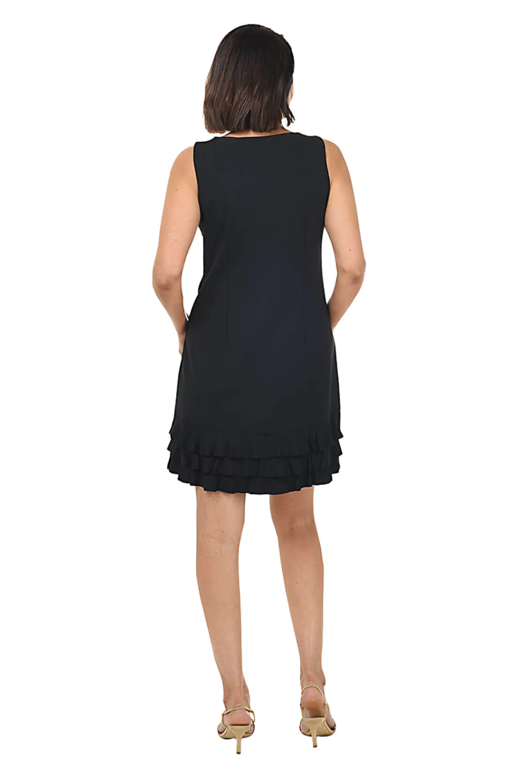 Solid UPF50+ Ruffle Dress