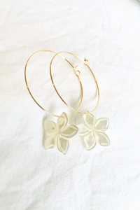 Tahiti Tiare Mother of Pearl Earring