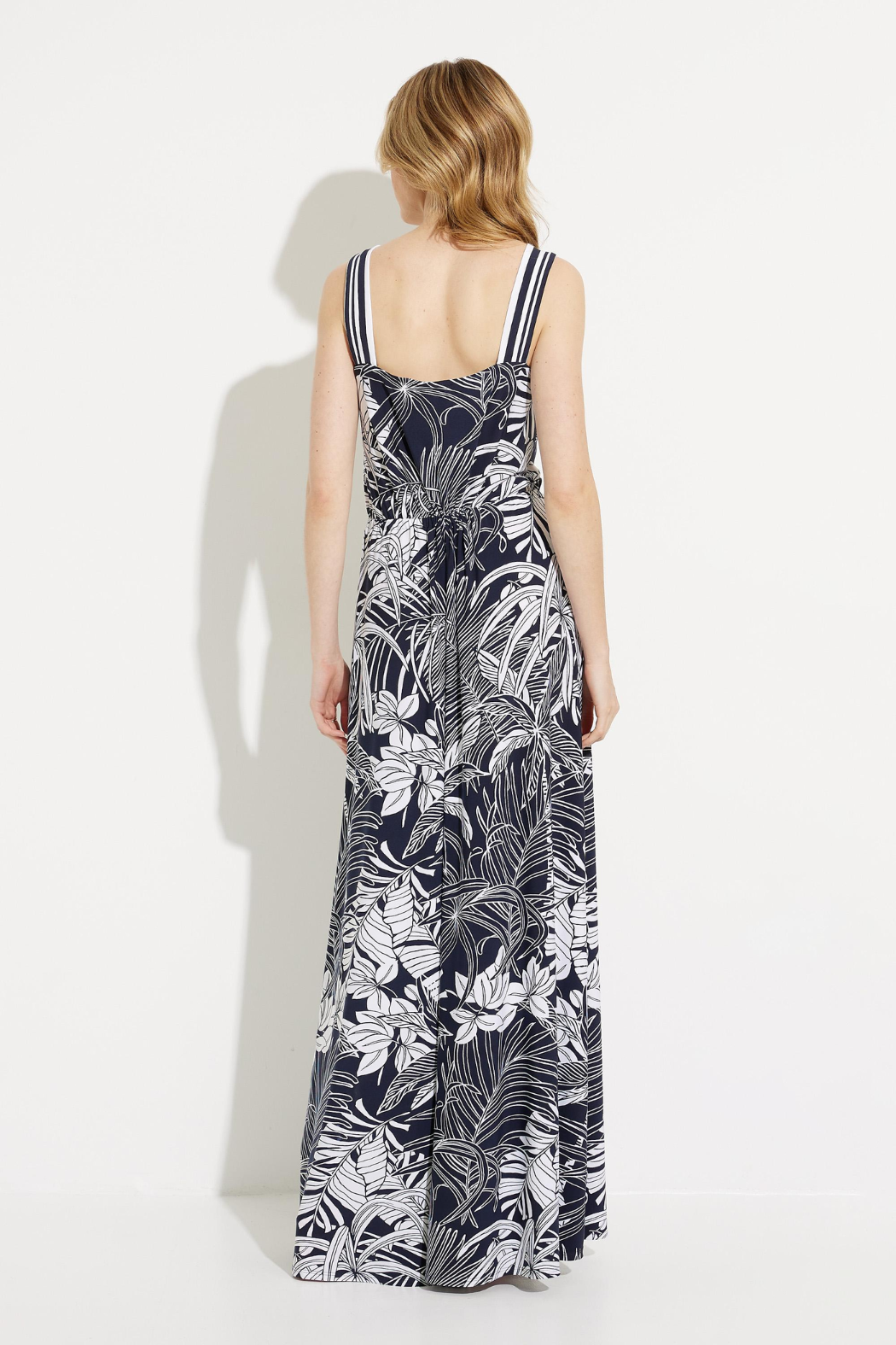 Palm Print Maxi Dress