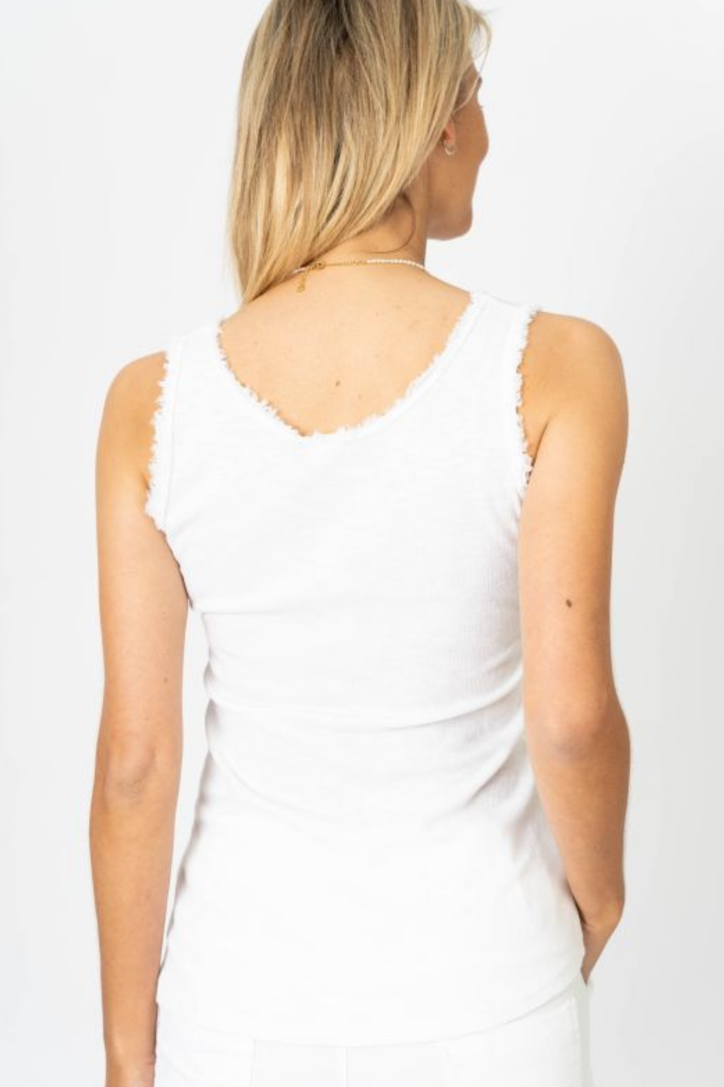 V-Neck Sequins Tank