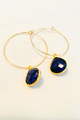 Gold-filled/Blue Sapphire