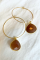 Gold-filled/Chocolate Moonstone