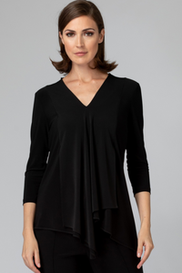 The Asymmetric 3/4 Sleeve Layered Tunic