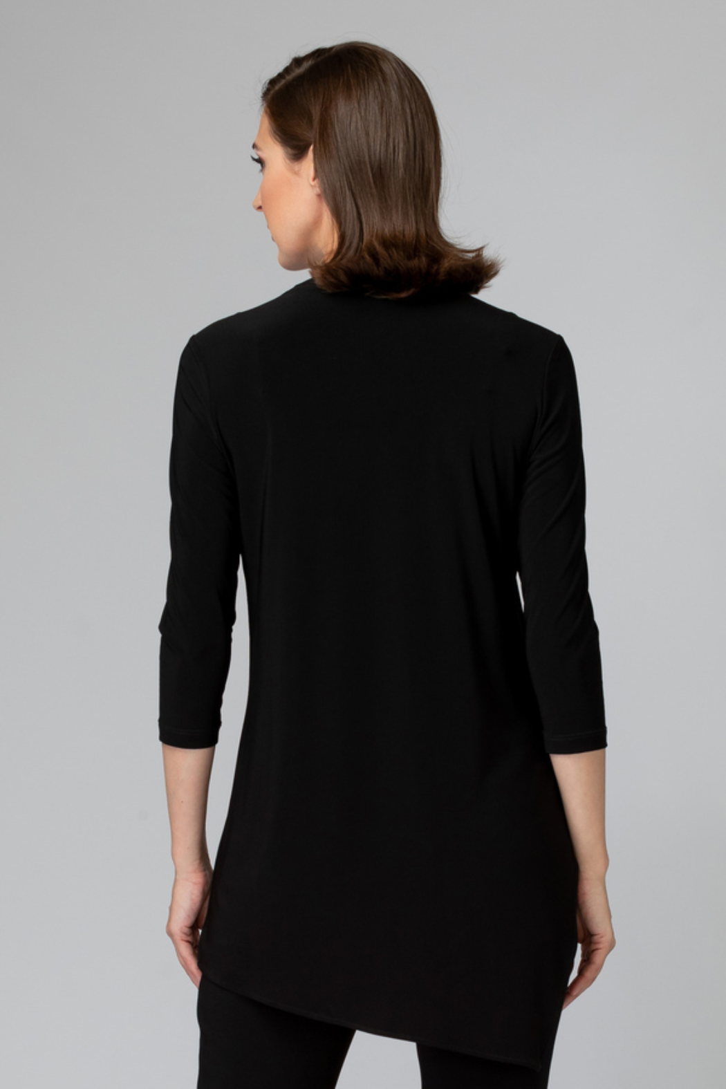 The Asymmetric 3/4 Sleeve Layered Tunic