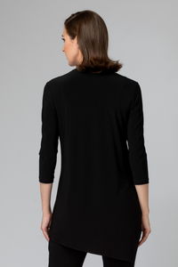 The Asymmetric 3/4 Sleeve Layered Tunic
