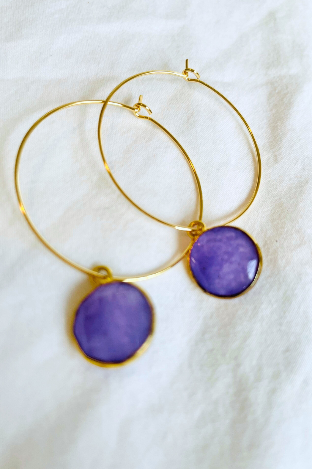 1" Mini Hoops ~ Round Gem-MD