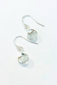 Electroplated Gem Drop Earring ~ Medium