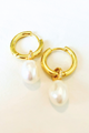 White Pearl/Gold-filled-Pave