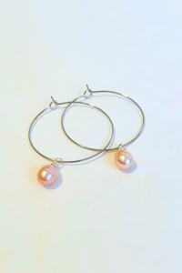 1" Mini Hoops ~ Pearl SM