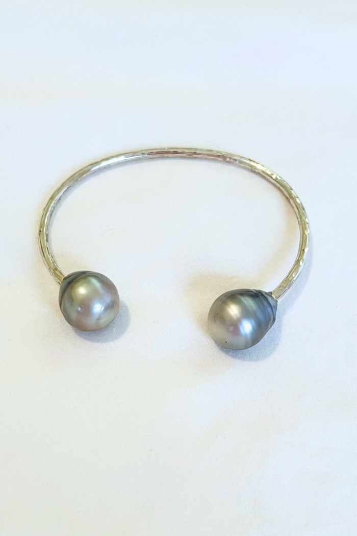 Bora Bora Bambucha Silver Cuff