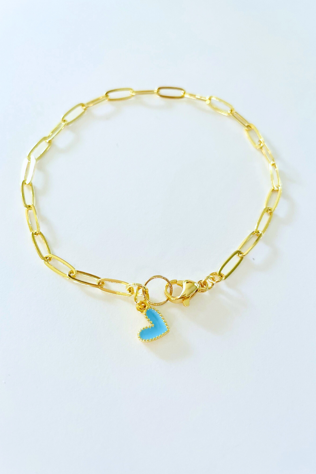 Piece of My Heart Paperclip Bracelet