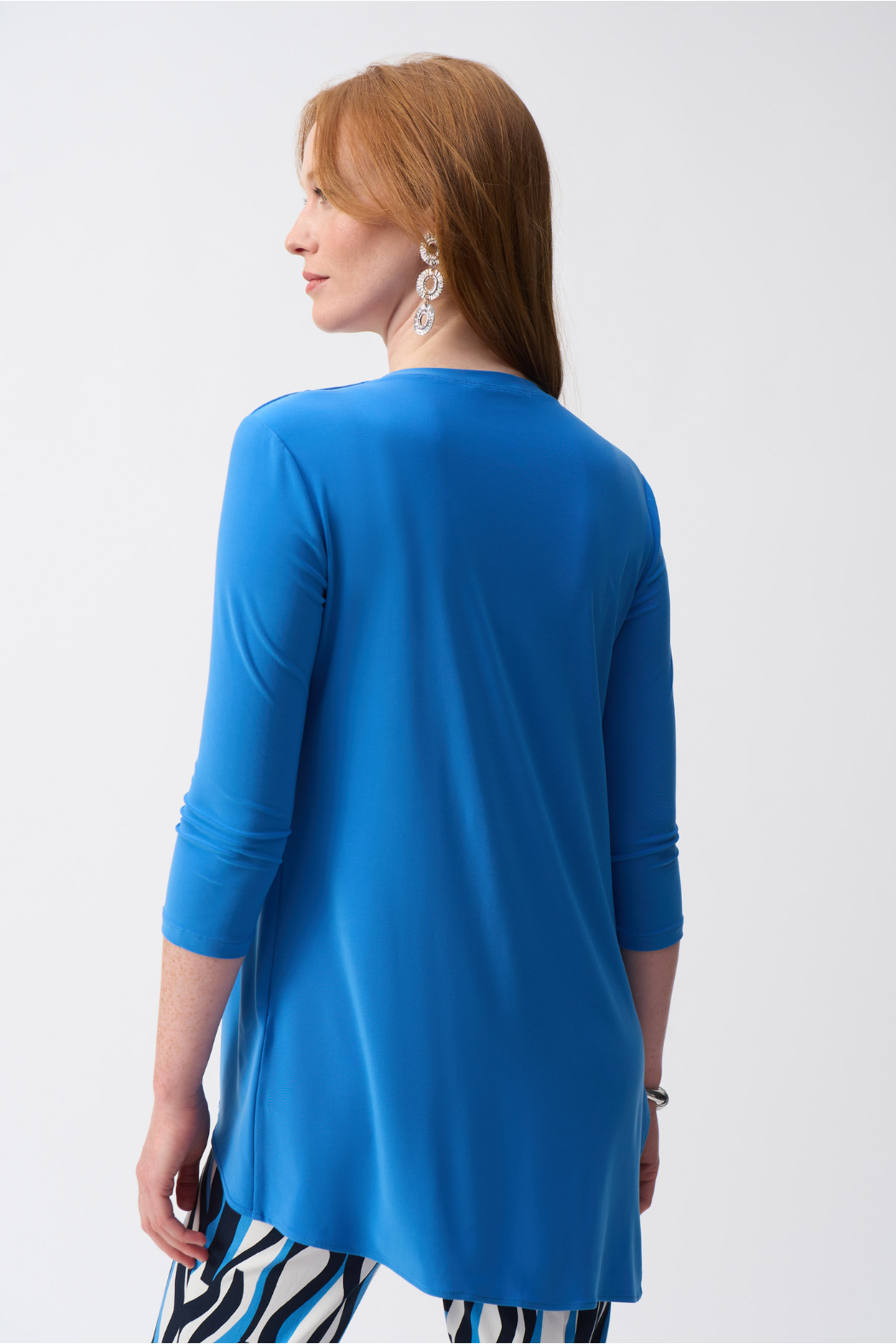 The Asymmetric 3/4 Sleeve Layered Tunic