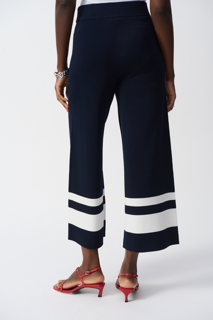 Placement Stripe Sweater Knit Culotte