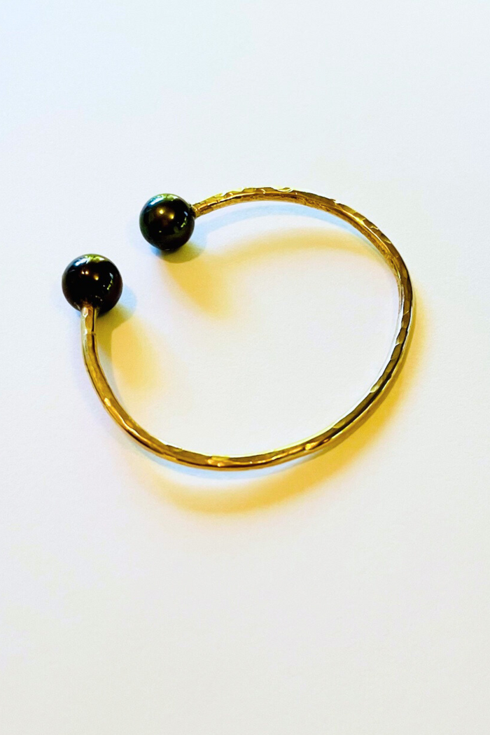 Brown Sugar Edison Gold Cuff