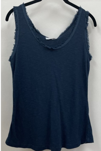 Cotton Tank ~ Raw Edge