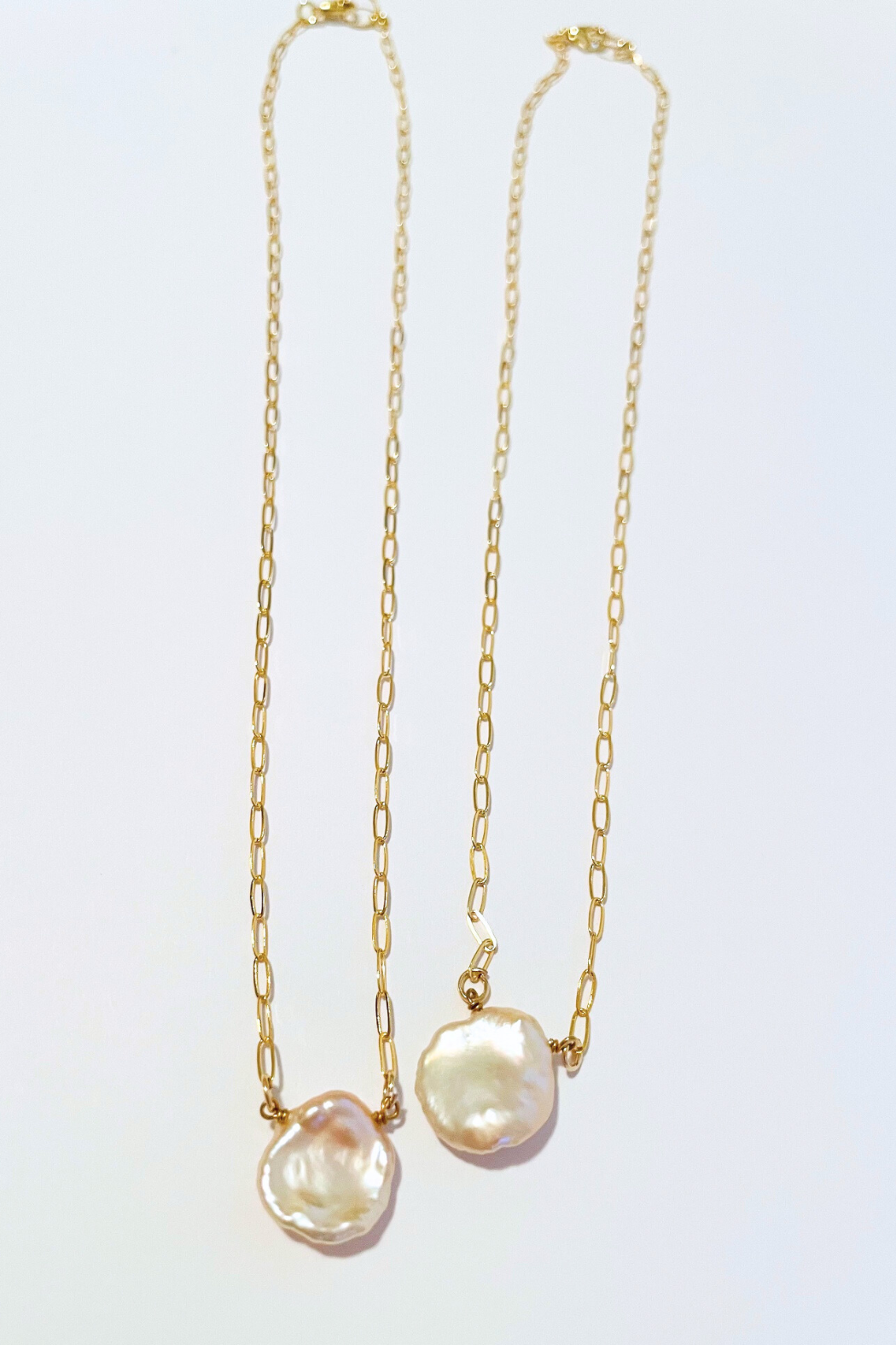 Freshwater Baroque Petal Pearl Necklace
