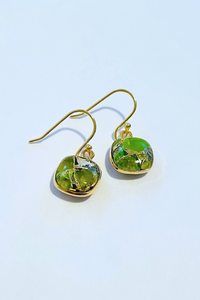 Mojave Copper Cushion Drop Earrings