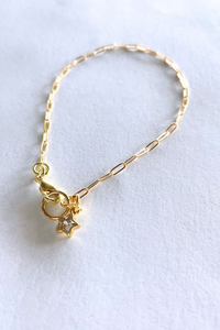 Starlight Starbright "Wish" Paperclip Bracelet
