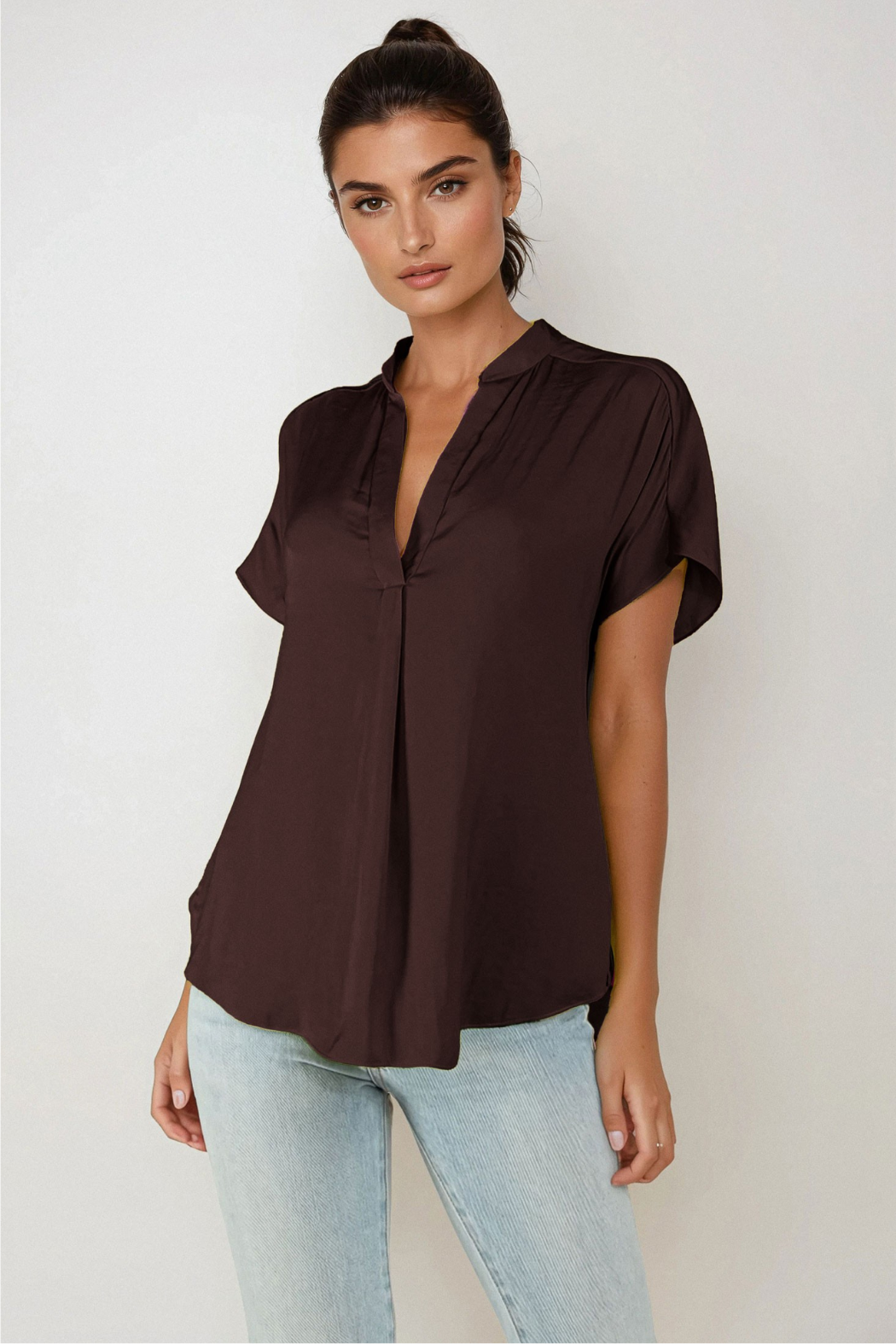 Matte Satin Blouse