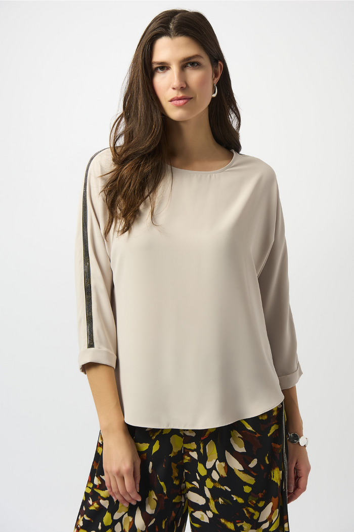 Recycled Soft Twill Boxy Top