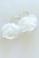 Gold-filled/White Orchid