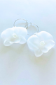 White Gold-filled/White Orchid