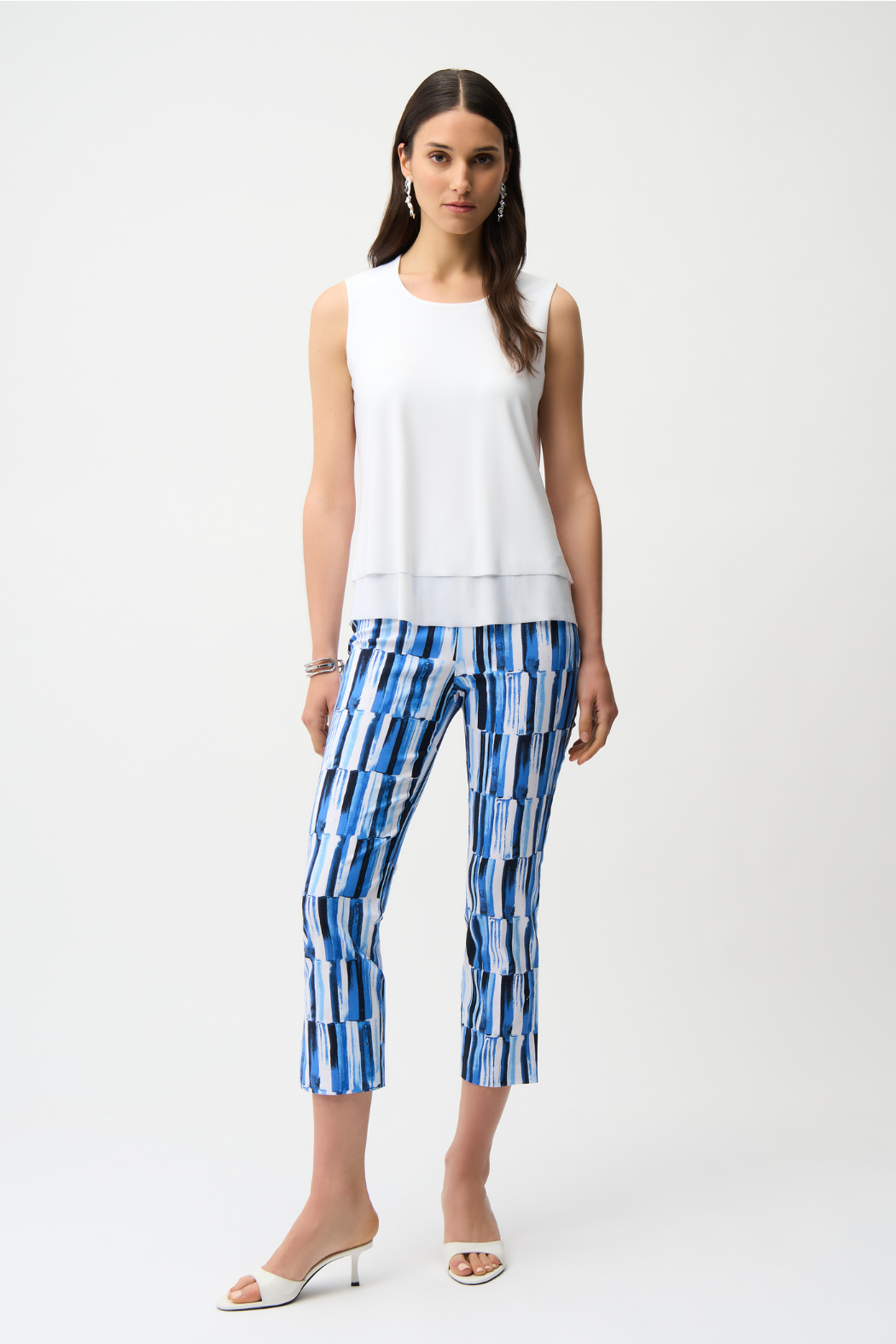 Millennium Abstract Print Crop Pull-On Pants