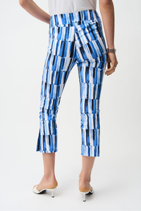 Millennium Abstract Print Crop Pull-On Pants