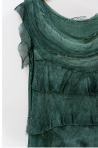 Silk Ruffle Dress