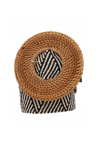 Basket Weave Straw Belt