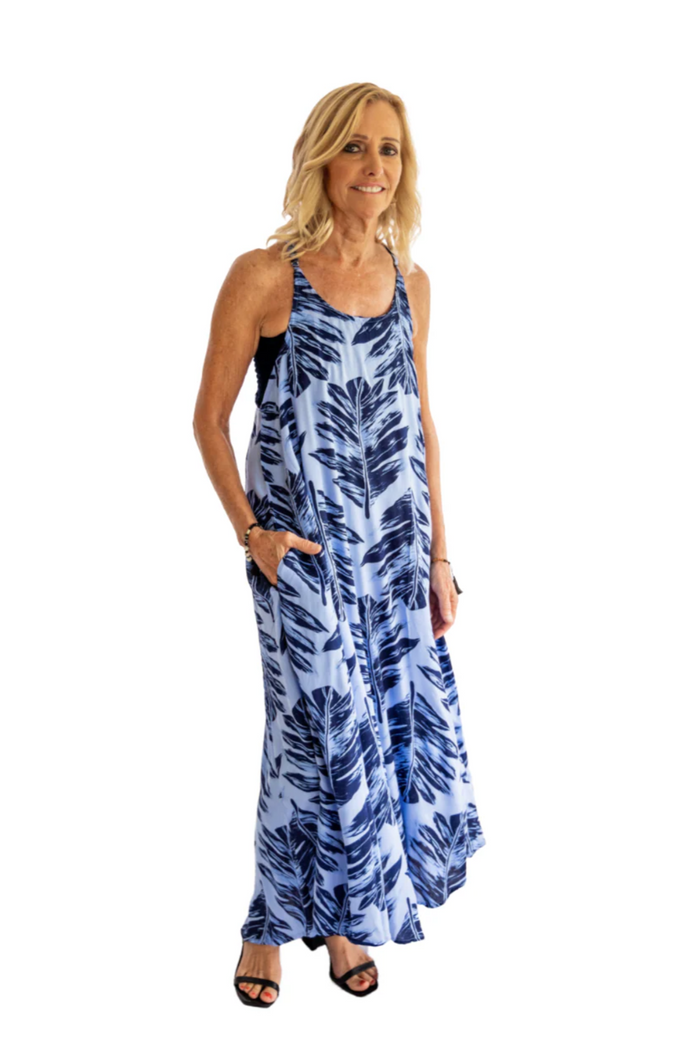 Wailea Dress~Palm Leaf Collection