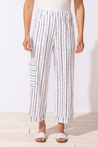 Driftwood Stripe J Pocket Flood Pant