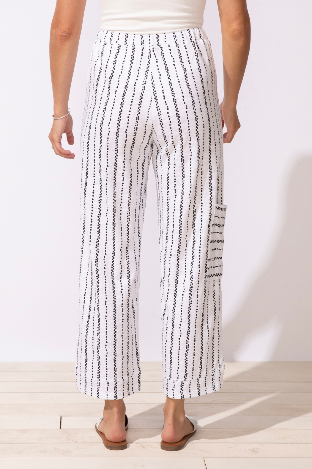 Driftwood Stripe J Pocket Flood Pant