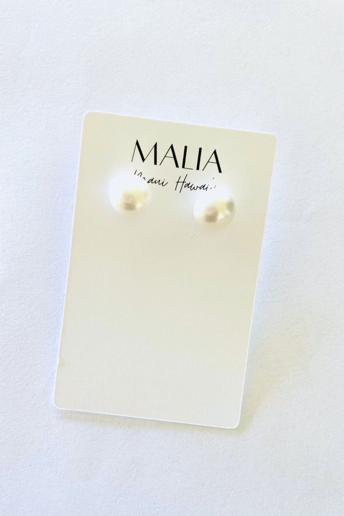 Keshi Pearl Stud Earrings