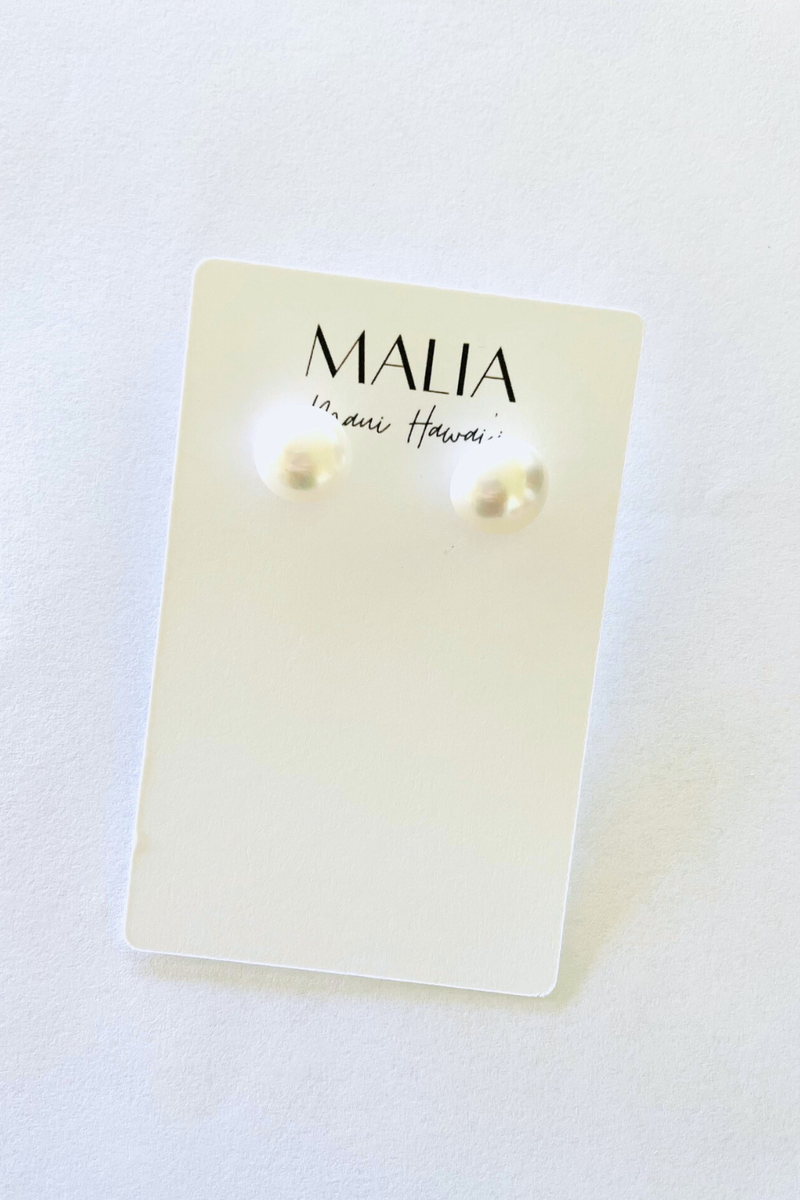 Keshi Pearl Stud Earrings