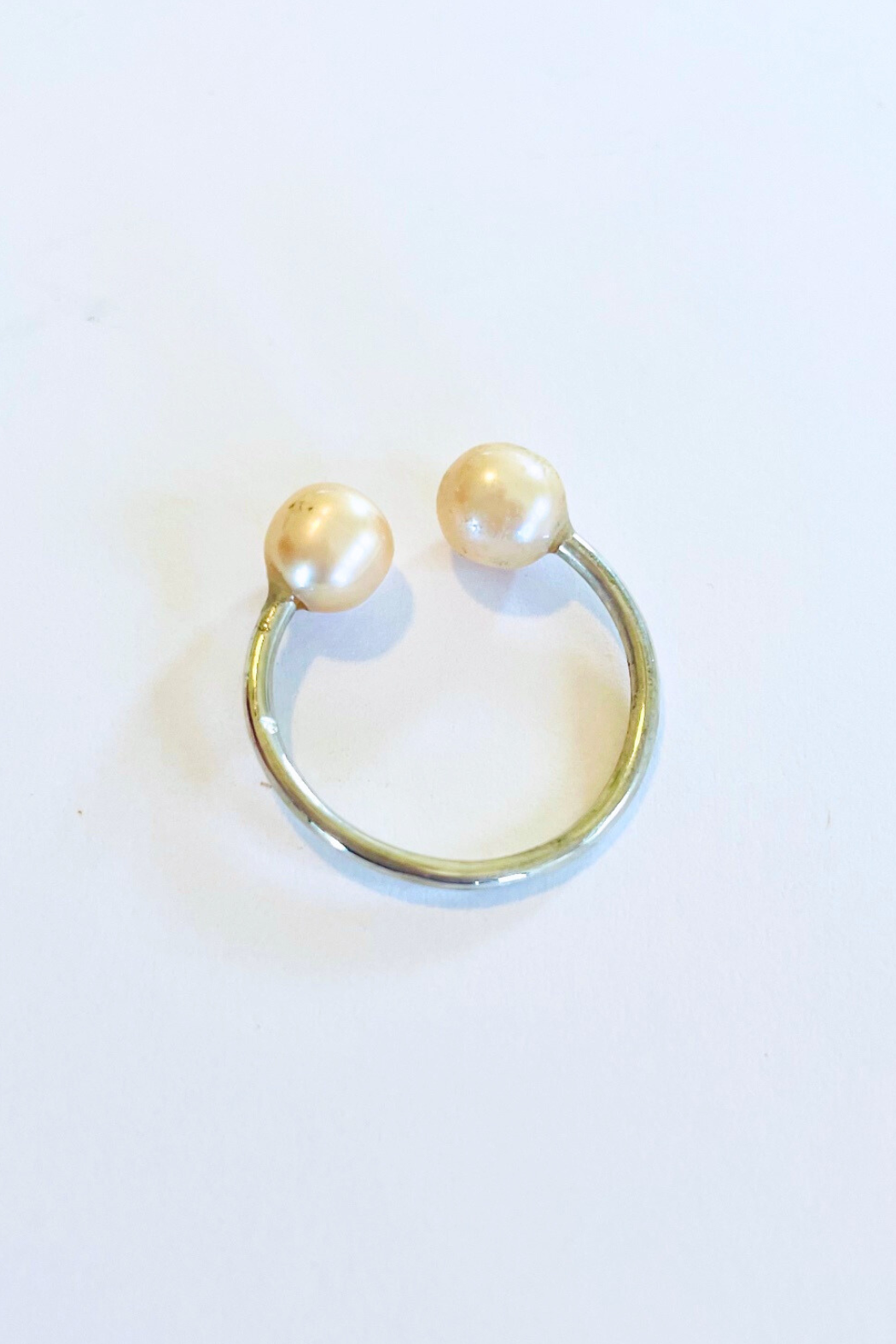 Sterling Silver Pearl Wrap Ring
