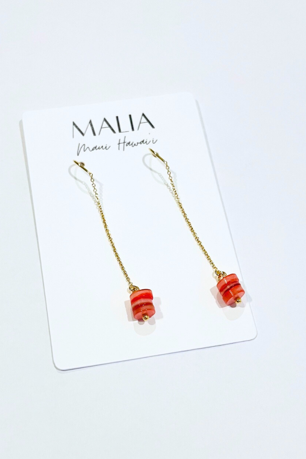 Dainty Stacked Gem Threader Earrings