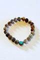 Chocolate Sunstone/Oyster Copper Turquoise
