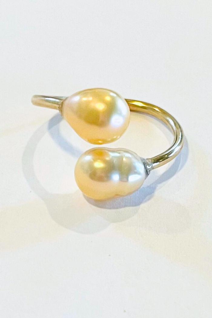 Edison Pearl Wrap Ring