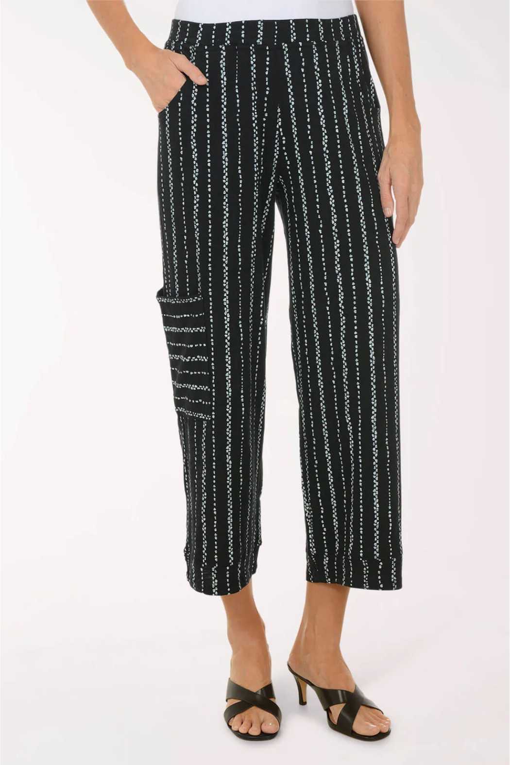 Driftwood Stripe J Pocket Flood Pant
