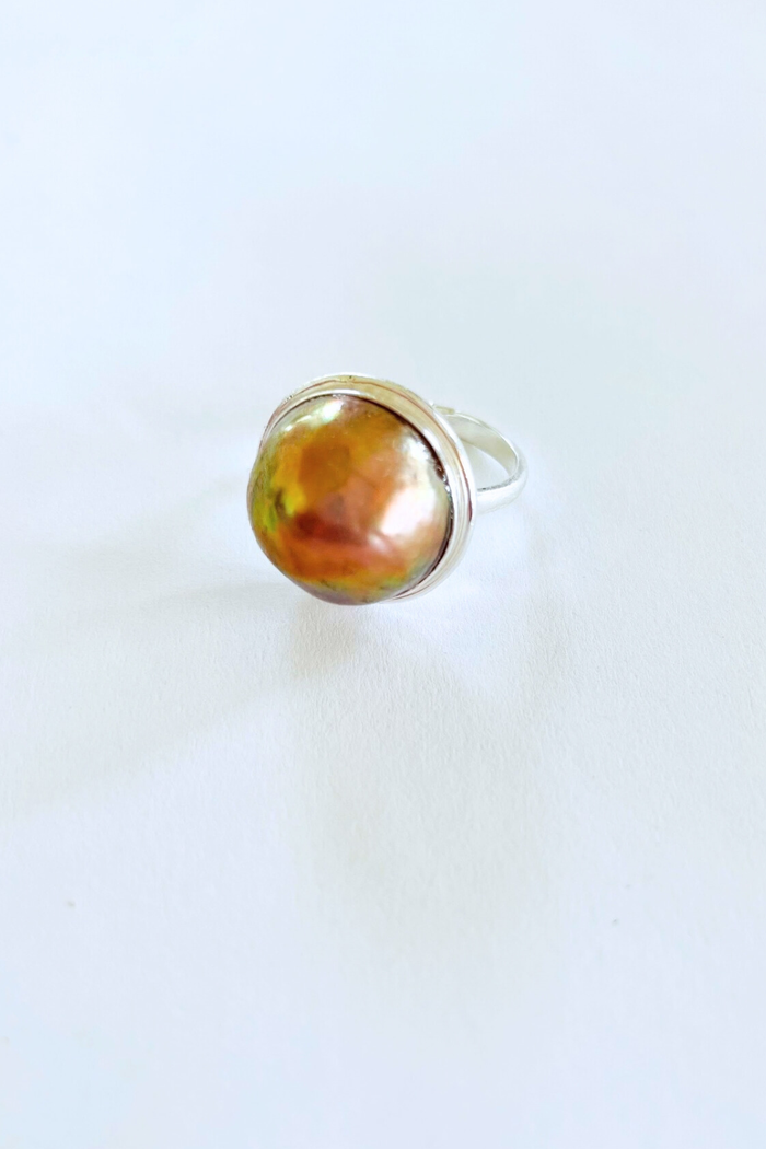 Silver Tide Sculpted Ring